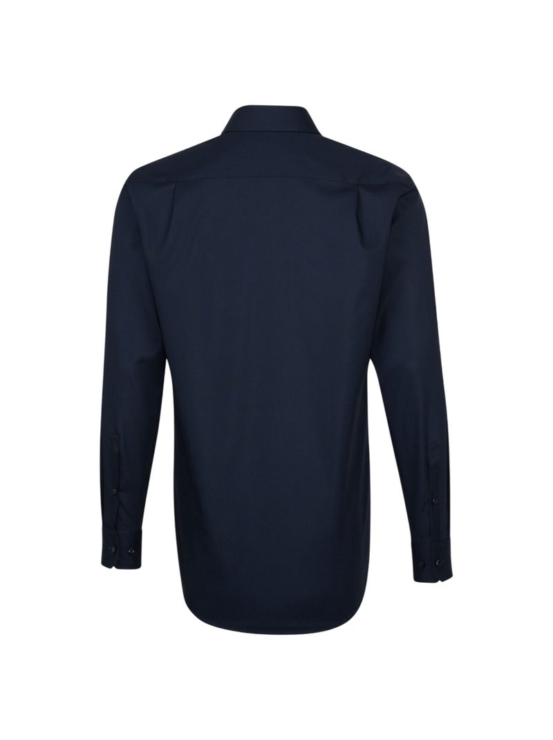 Seidensticker - Chemise manches longues Bleu foncé - Kiabi