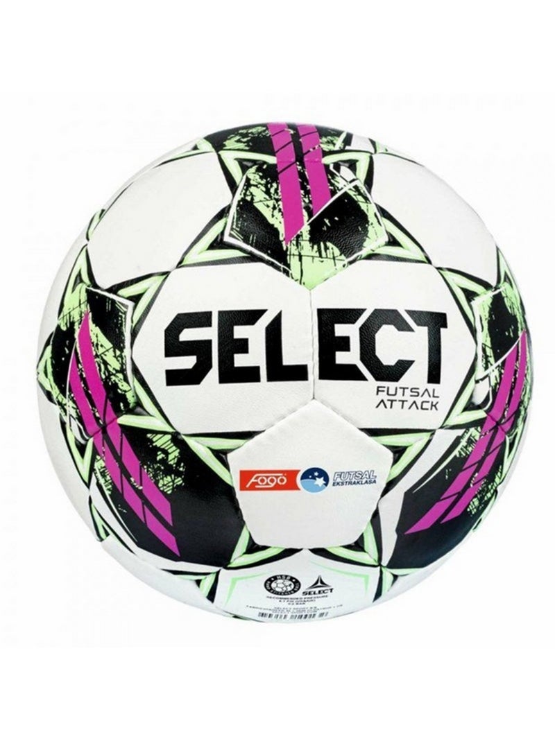 Select - Ballon de foot FUTSAL ATTACK FOGO EKSTRAKLASA Blanc Noir - Kiabi