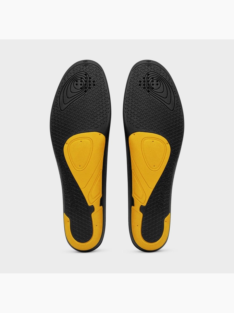 Semelles chaussures vélo cyclisme homme et femme grip Jaune - Kiabi