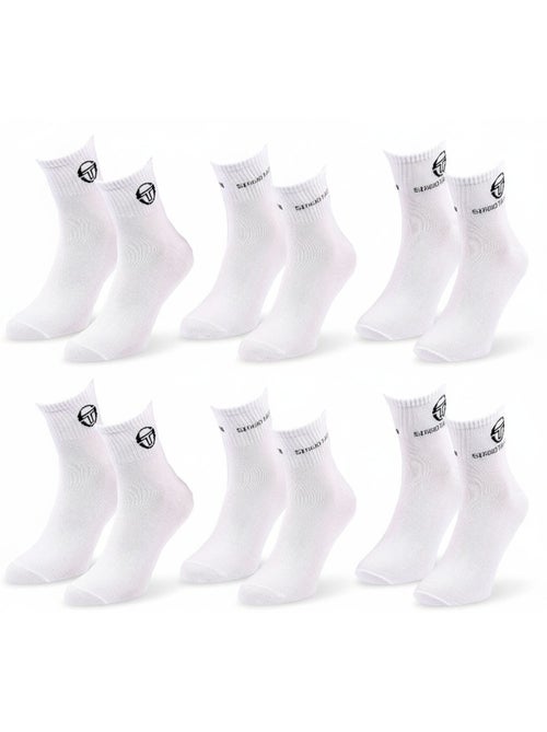 Sergio Tacchini Pack Chaussettes Courte Femme Quarter   Lot de 6 - Kiabi