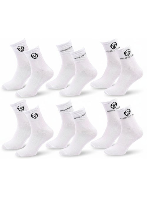 Sergio Tacchini Pack Chaussettes Courte Femme Quarter   Lot de 6 - Kiabi