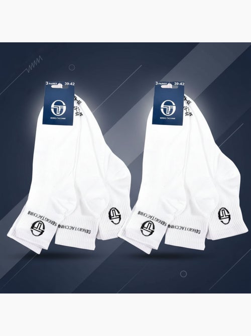 Sergio Tacchini Pack Chaussettes Courte Femme Quarter   Lot de 6 - Kiabi