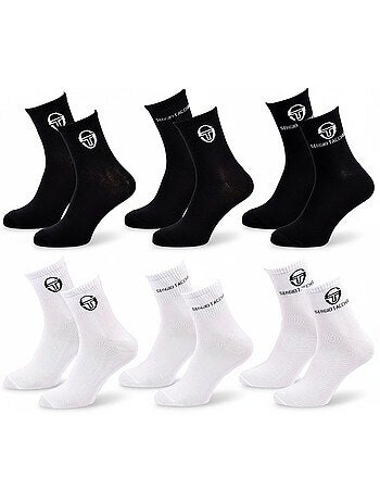 Sergio Tacchini Pack Chaussettes Courte Femme Quarter Lot de 6