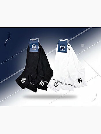 Sergio Tacchini Pack Chaussettes Courte Femme Quarter Lot de 6