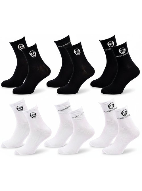 Sergio Tacchini Pack Chaussettes Courte Femme Quarter   Lot de 6 - Kiabi