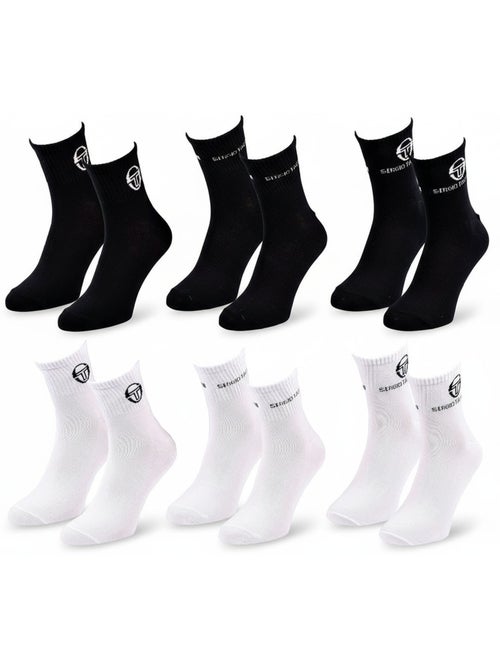Sergio Tacchini Pack Chaussettes Courte Femme Quarter   Lot de 6 - Kiabi