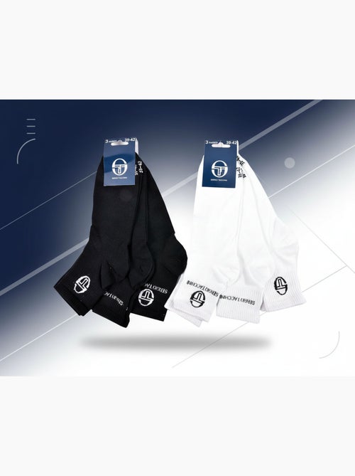 Sergio Tacchini Pack Chaussettes Courte Femme Quarter   Lot de 6 - Kiabi