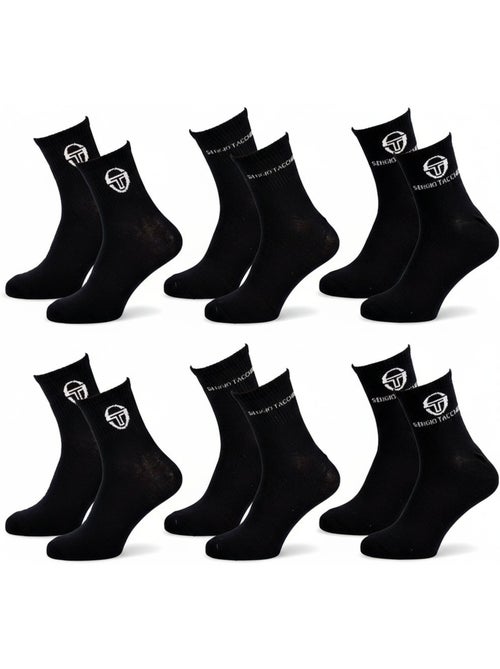 Sergio Tacchini Pack Chaussettes Courte Femme Quarter   Lot de 6 - Kiabi