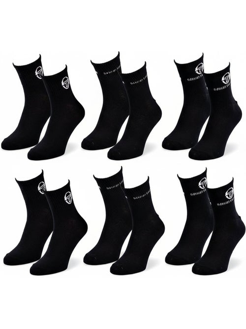 Sergio Tacchini Pack Chaussettes Courte Femme Quarter   Lot de 6 - Kiabi