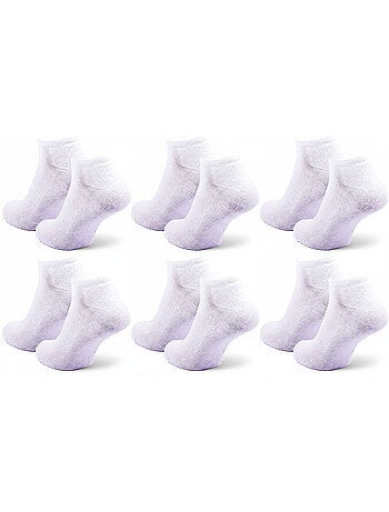 Sergio Tacchini Pack Chaussettes courtes Femme Sneaker Lot de 6