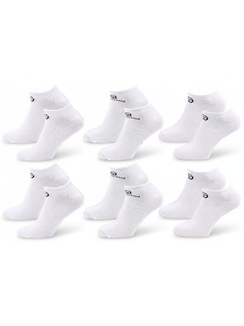 Sergio Tacchini Pack Chaussettes courtes Femme Sneaker  Lot de 6 - Kiabi