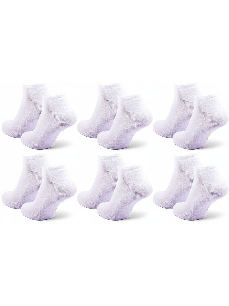 Sergio Tacchini Pack Chaussettes courtes Femme Sneaker  Lot de 6 Blanc - Kiabi