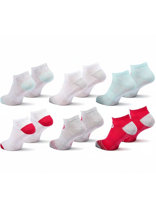 Sergio Tacchini Pack Chaussettes courtes Femme Sneaker  Lot de 6 - Kiabi