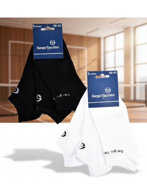 Sergio Tacchini Pack Chaussettes courtes Femme Sneaker  Lot de 6 - Kiabi