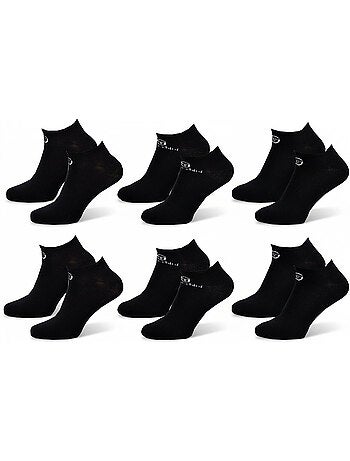Sergio Tacchini Pack Chaussettes courtes Femme Sneaker Lot de 6