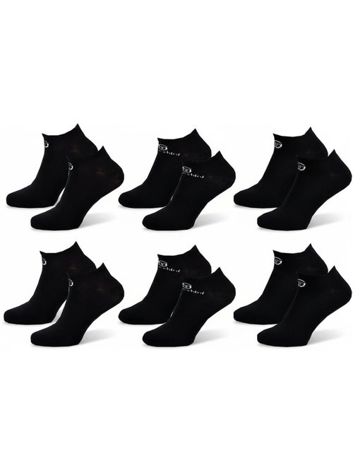 Sergio Tacchini Pack Chaussettes courtes Femme Sneaker  Lot de 6 - Kiabi