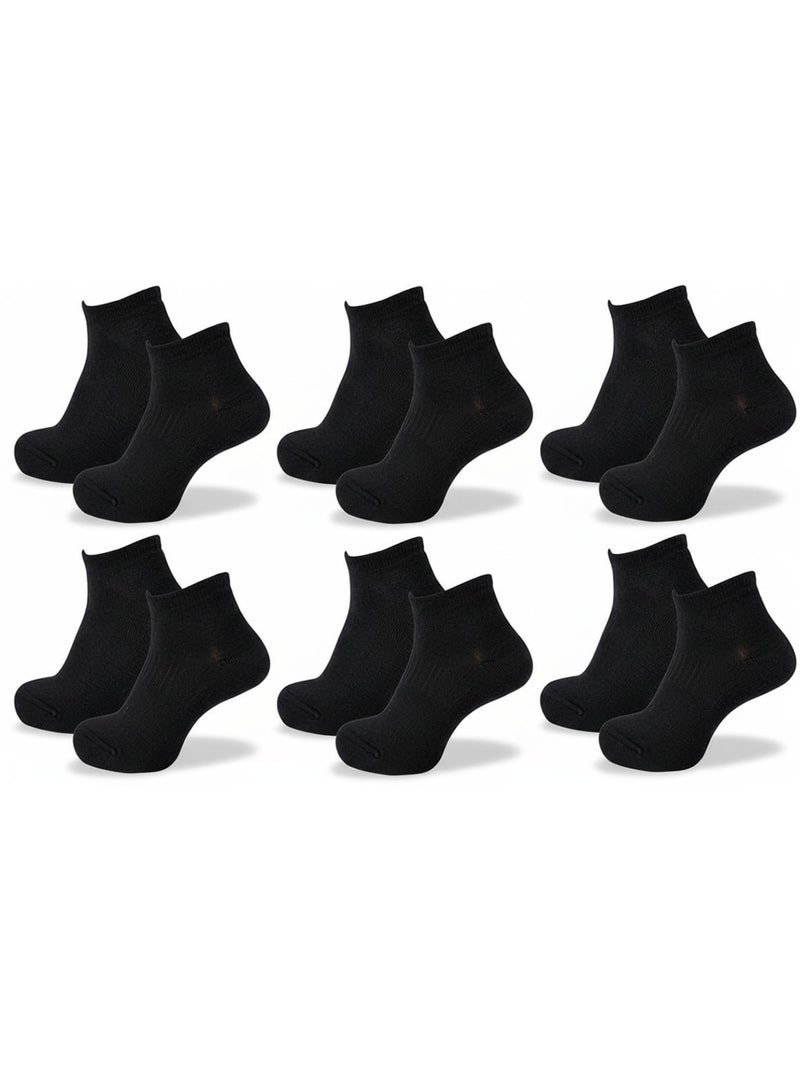 Sergio Tacchini Pack Chaussettes courtes Femme Sneaker  Lot de 6 Noir - Kiabi