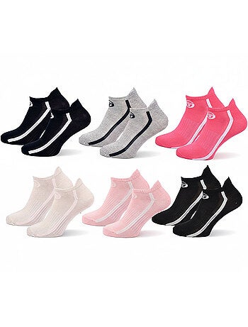 Sergio Tacchini Pack Chaussettes courtes Femme Sneaker Lot de 6