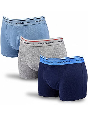 Sergio Tacchini Pack de Boxers Homme Lot de 3