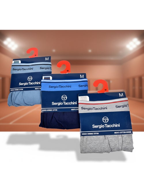 Sergio Tacchini Pack de Boxers Homme  Lot de 3 - Kiabi