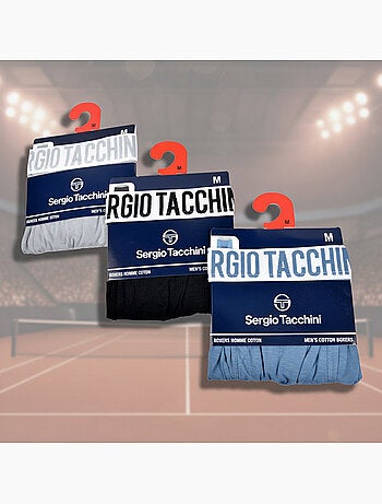 Sergio Tacchini Pack de Boxers Homme Lot de 3