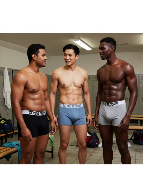 Sergio Tacchini Pack de Boxers Homme  Lot de 3 - Kiabi