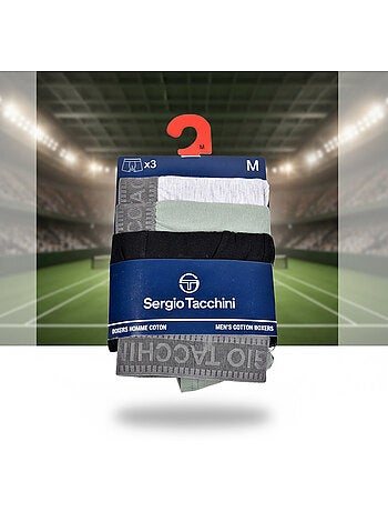 Sergio Tacchini Pack de Boxers Homme Lot de 3