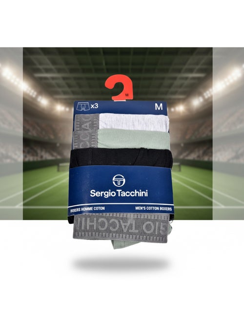 Sergio Tacchini Pack de Boxers Homme  Lot de 3 - Kiabi