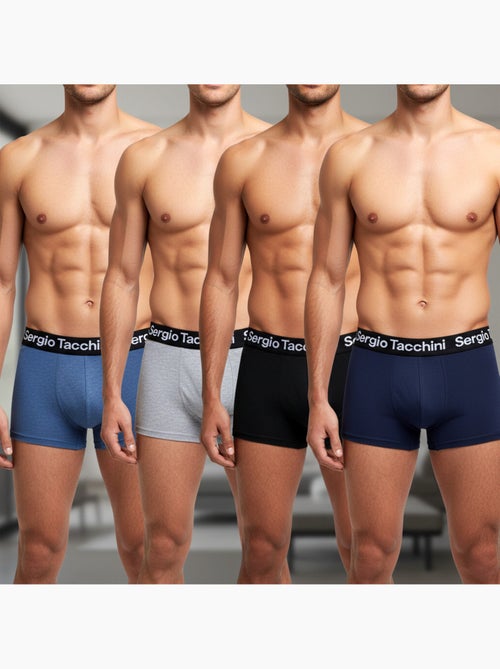 Sergio Tacchini Pack de Boxers Homme  Lot de 4 - Kiabi