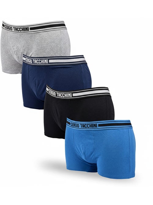 Sergio Tacchini Pack de Boxers Homme  Lot de 4 - Kiabi