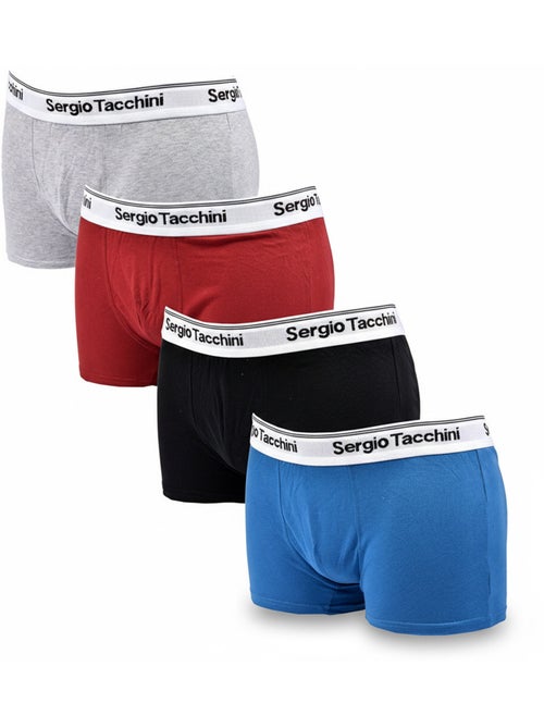 Sergio Tacchini Pack de Boxers Homme  Lot de 4 - Kiabi
