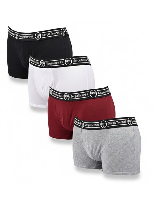 Sergio Tacchini Pack de Boxers Homme  Lot de 4 - Kiabi