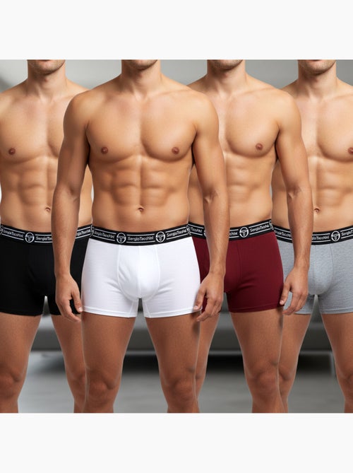 Sergio Tacchini Pack de Boxers Homme  Lot de 4 - Kiabi