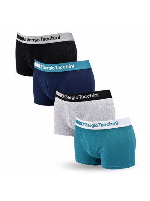 Sergio Tacchini Pack de Boxers Homme  Lot de 4 - Kiabi