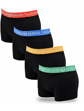 Sergio Tacchini Pack de Boxers Homme Lot de 4