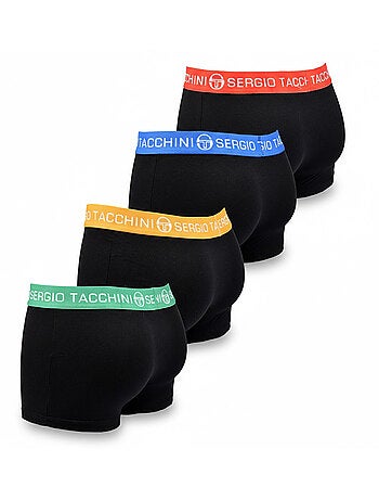 Sergio Tacchini Pack de Boxers Homme Lot de 4
