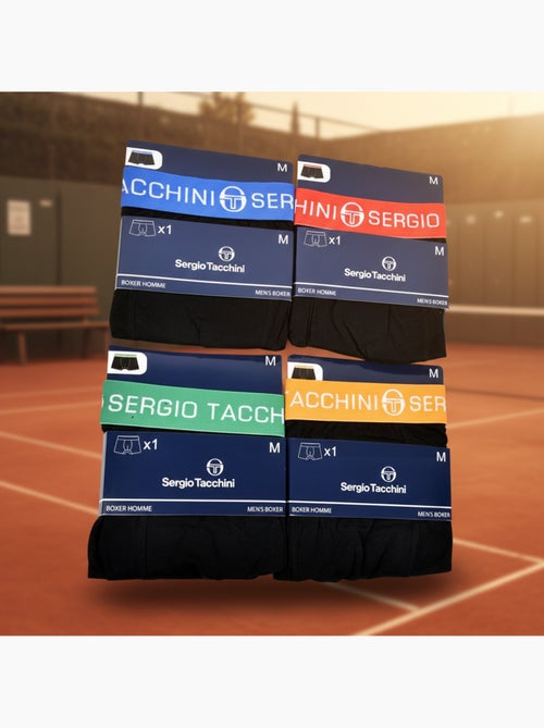 Sergio Tacchini Pack de Boxers Homme  Lot de 4 - Kiabi
