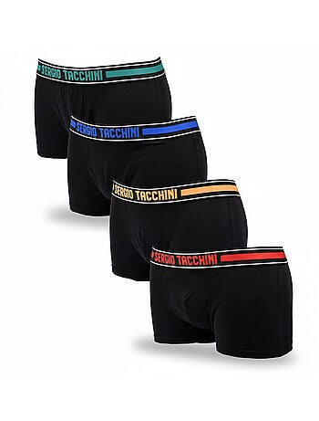 Sergio Tacchini Pack de Boxers Homme Lot de 4