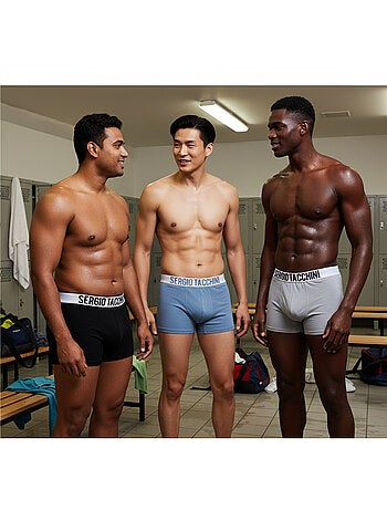 Sergio Tacchini Pack de Boxers Homme Lot de 6