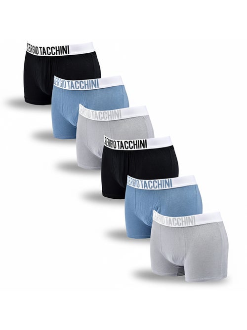 Sergio Tacchini Pack de Boxers Homme  Lot de 6 - Kiabi