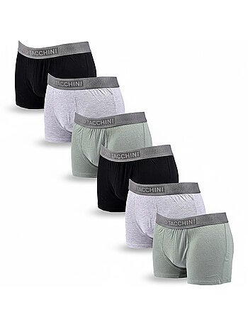 Sergio Tacchini Pack de Boxers Homme Lot de 6