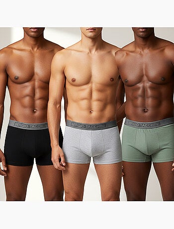 Sergio Tacchini Pack de Boxers Homme Lot de 6