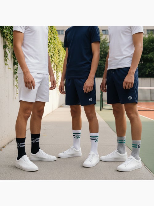 Sergio Tacchini Pack de Chaussettes enfant Tennis Crew Lot de 6 Paires - Kiabi