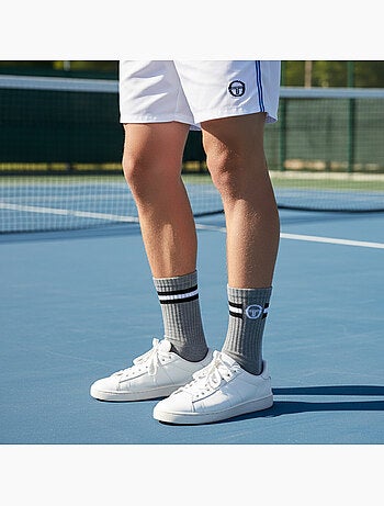 Sergio Tacchini Pack de Chaussettes enfant Tennis Crew Lot de 6 Paires