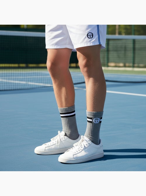 Sergio Tacchini Pack de Chaussettes enfant Tennis Crew Lot de 6 Paires - Kiabi