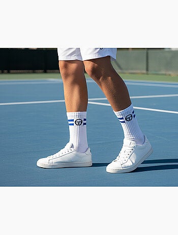 Sergio Tacchini Pack de Chaussettes enfant Tennis Crew Lot de 6 Paires