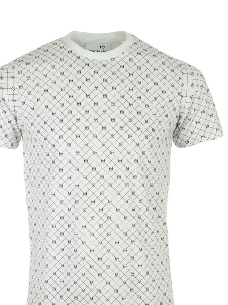 Sergio Tacchini Rombo T-Shirt 2 Blanc Bleu marine - Kiabi