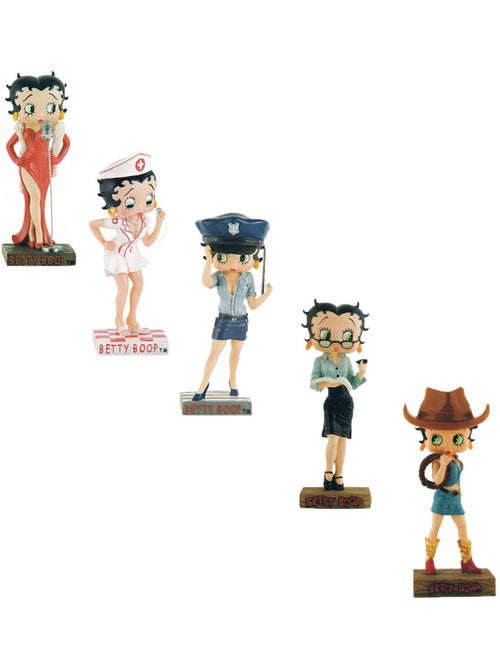 Série de 10 figurines en résine 'Betty Boop' Betty Boop Show 15 cm - Kiabi Série de 10 figurines en résine 'Betty Boop' Betty Boop Show 15 cm - Kiabi