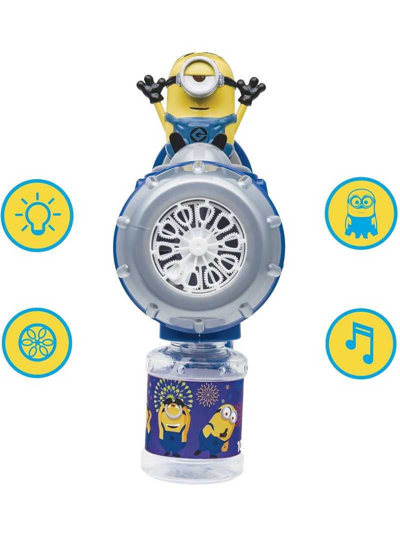 Série de pistolet à bulles - pistolet à bulles les minions avec effets lumineux et sonores. Jaune - Kiabi