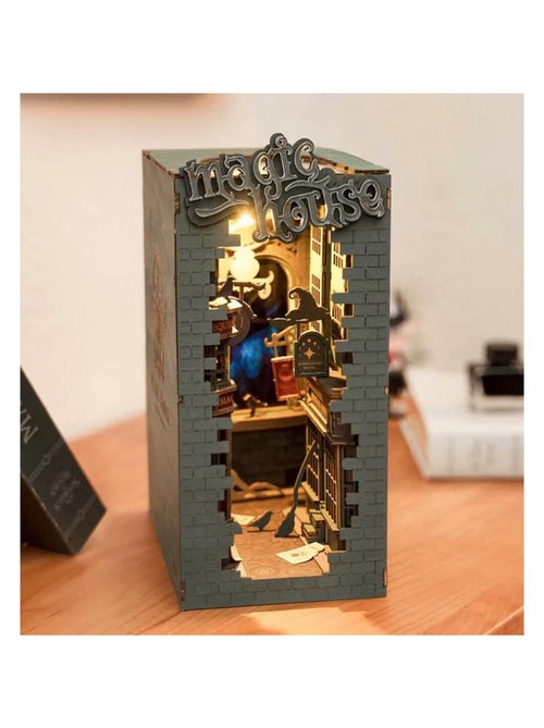 Serre livre en bois Magic House - Kiabi